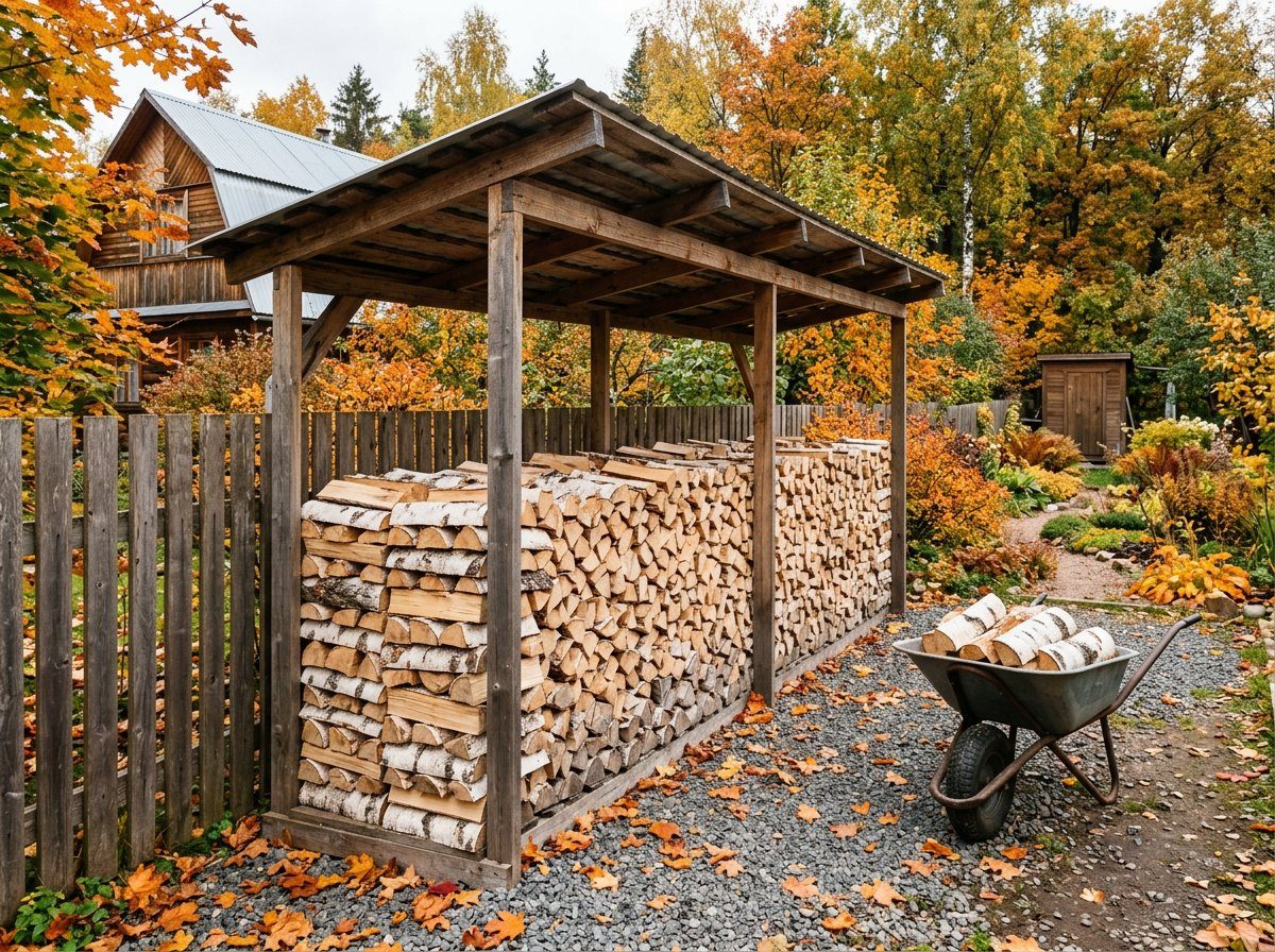 Дровник под ключ — 7 м³ — Нижний Тагил, СНТ «Урожайная», 53с2